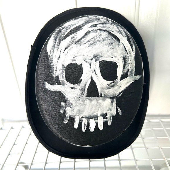Hand Painted Skulls Hat - Picture 3 of 6